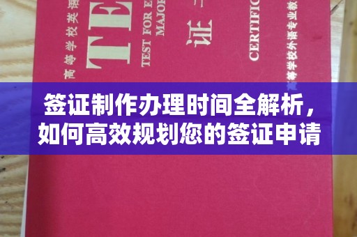 神农架签证制作办理时间全解析，如何高效规划您的签证申请流程