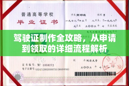 神农架驾驶证制作全攻略，从申请到领取的详细流程解析